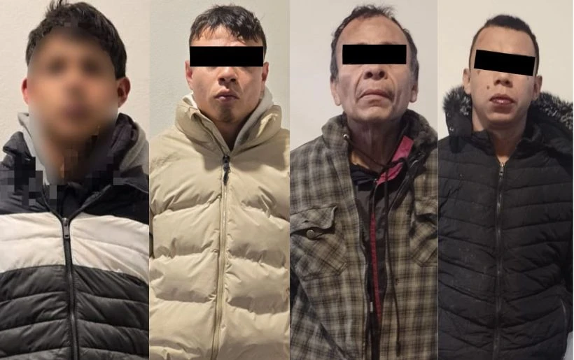 Detienen a cuatro hombres con drogas y armas en Guadalupe