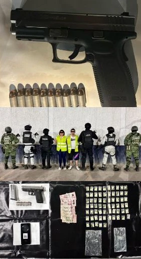Detienen a dos personas con drogas y armas en Guadalupe - Ciudad de Noche