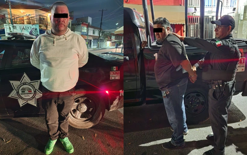 Detiene a dos hombres con droga en el centro de Monterrey