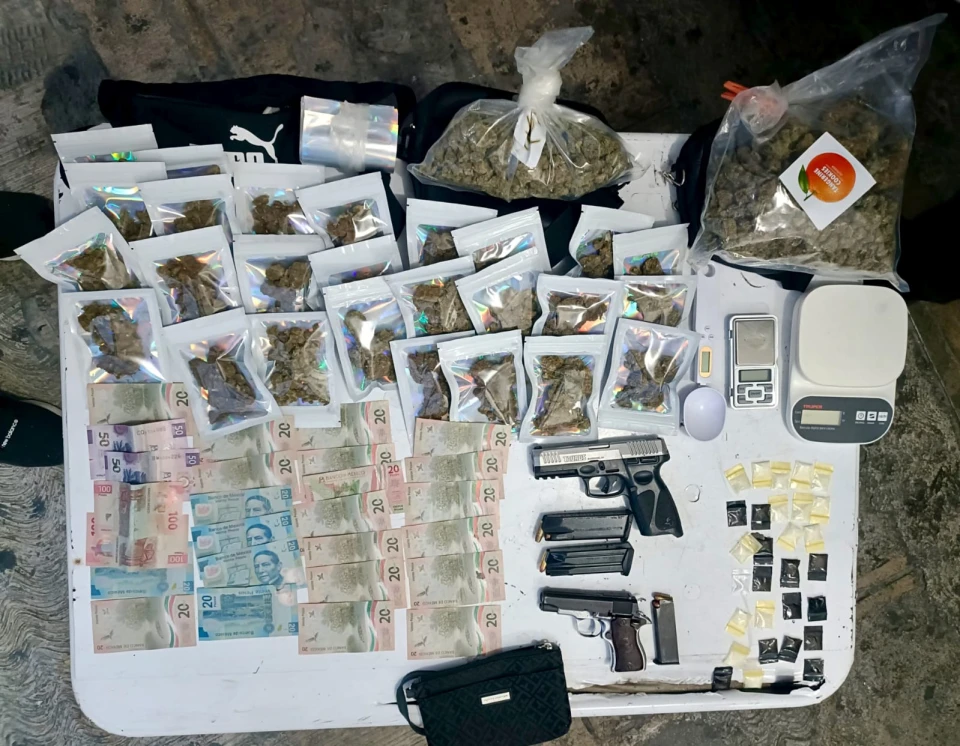 Capturan a tres generadores de violencia con armas y droga en Guadalupe