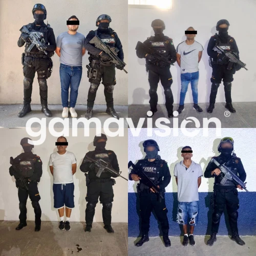 Detienen a hombres con armas y drogas en Escobedo