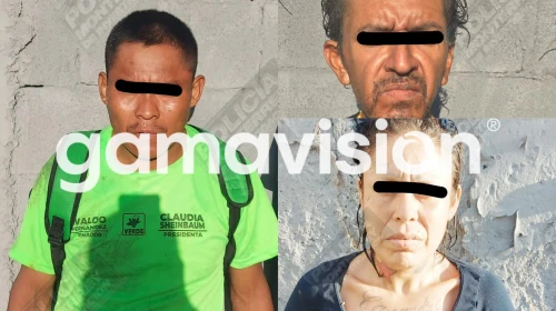 Dos hombres y una mujer fueron detenidos por presunto robo