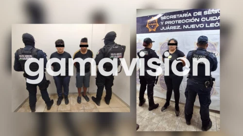Detienen a dos hombres y una mujer por distintos hechos en Juárez