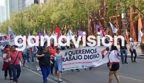 Se infiltran en la marcha del Día del Trabajo y vandalizan en la CDMX