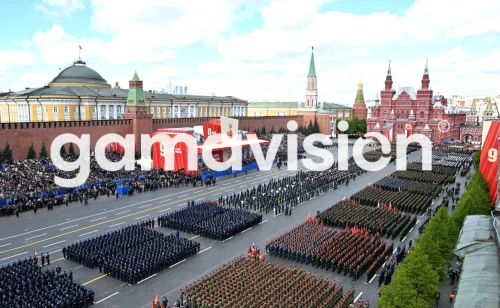 Celebran con desfile militar el Día de la Victoria en Rusia