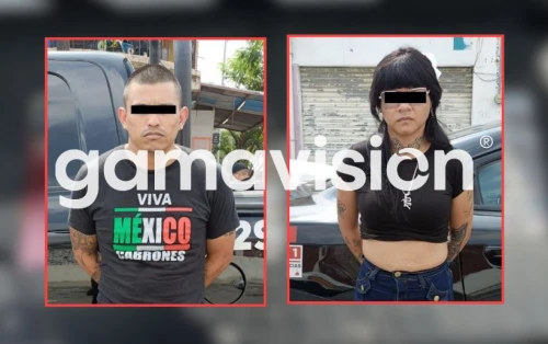 Cae pareja con envoltorios de droga en el centro de Monterrey