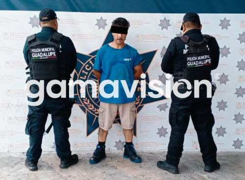Detienen a hombre por agredir a vecinos en Guadalupe