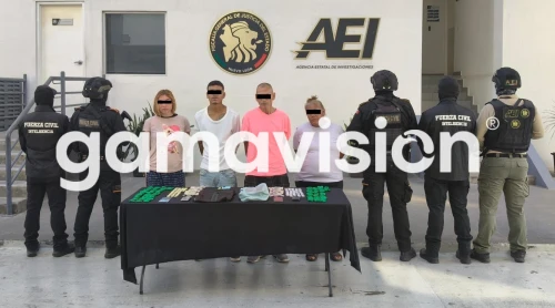 Detienen a cuatro personas con dosis de droga en Monterrey