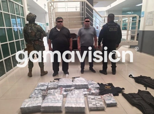 Caen dos hombres con armas de fuego y 37 MDP en Naucalpan, EDOMEX