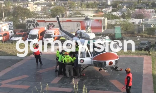 Trasladan en helicóptero a mujer lesionada tras caerse en el cerro de ...
