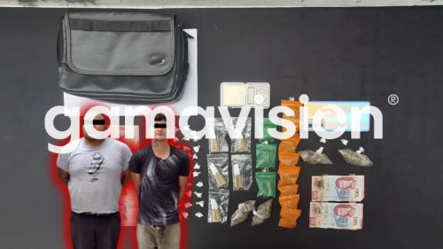 Capturan a dos hombres con presunta droga en Monterrey