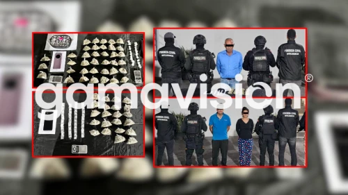 Capturan a dos hombres y una mujer con droga y dinero en García