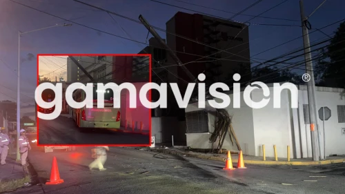 Camión choca contra poste de luz y deja sin servicio a varias viviendas ...