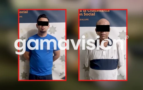 Detienen a dos motociclistas con droga y arma en Guadalupe